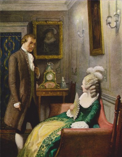 Met Eva in Londen door Newell Convers Wyeth
